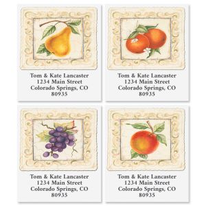 Fruit Day Select Return Address Labels (4 Designs)