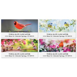 Chirps Blooming Deluxe Return Address Labels (4 Designs)