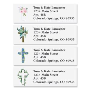 Cross Collection Classic Return Address Labels (6 Designs)