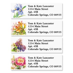 Floral Mirage Classic Return Address Labels (6 Designs)