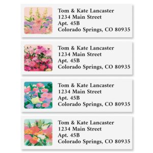 Floral Haze Classic Return Address Labels (4 Designs)
