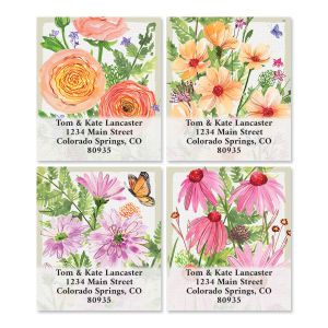 Sweet Bouquets Select Return Address Labels (4 Designs)
