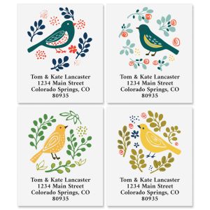 Birdfolks Select Return Address Labels (4 Designs)