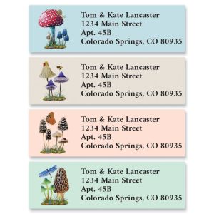 Fungi Classic Return Address Labels (4 Designs)