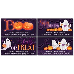 Hey Boo Deluxe Return Address Labels (4 Designs)