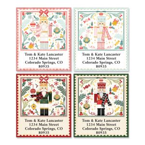 Colorful Nutcrackers Select Return Address Labels (4 Designs)