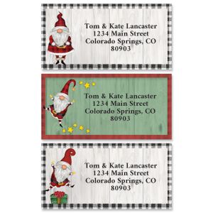 Christmas Dance Border Return Address Labels (3 Designs)