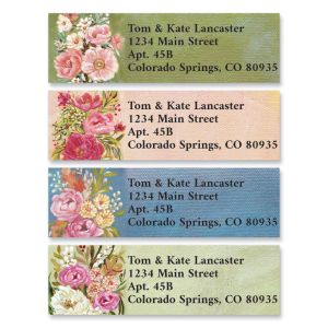 Bouquets Classic Return Address Labels (6 Designs)