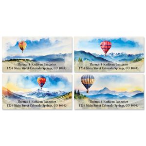 Up and Away Deluxe Return Address Labels (4 Designs)