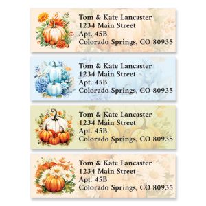 Pumpkin Beauties Classic Return Address Labels (6 Designs) 