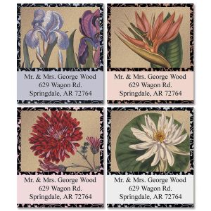 Imperial Blooms Select Return Address Labels  (4 Designs)