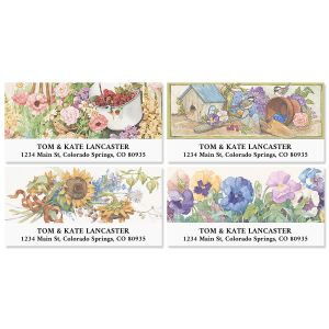Sandi's In The Garden Deluxe Address Labels  (4 Designs)