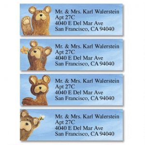 Bear Lodge Buddies Classic Address Labels  (4 Designs)
