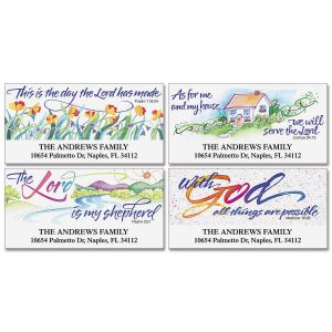 Verses of Virtue Deluxe Address Labels  (4 Designs)
