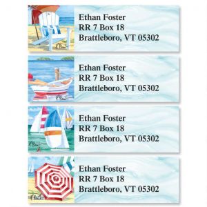 Water's Edge Classic Return Address Labels  (4 Designs)