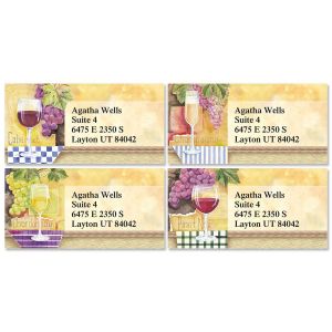 Vintage Selections Border Return Address Labels  (4 Designs)