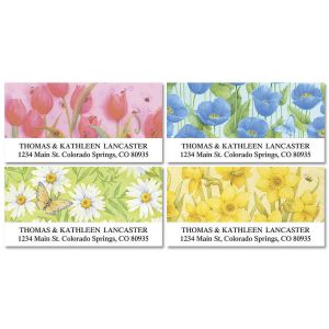 Springtime Delights  Deluxe Return Address Labels  (4 Designs)