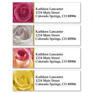Fresh Roses Classic Address Labels  (4 Designs)