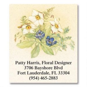 Magnificent Floral Select Return Address Labels   (12 Designs)