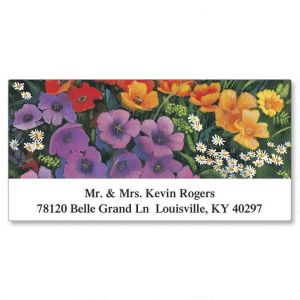 Rich Florals Deluxe Return Address Labels (6 Designs)