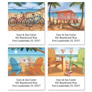 Bahama Breeze  Select Return Address Labels  (4 Designs)