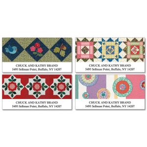 American Quilts   Deluxe Return Address Labels (4 Designs)