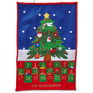 Custom Christmas Tree Countdown Calendar