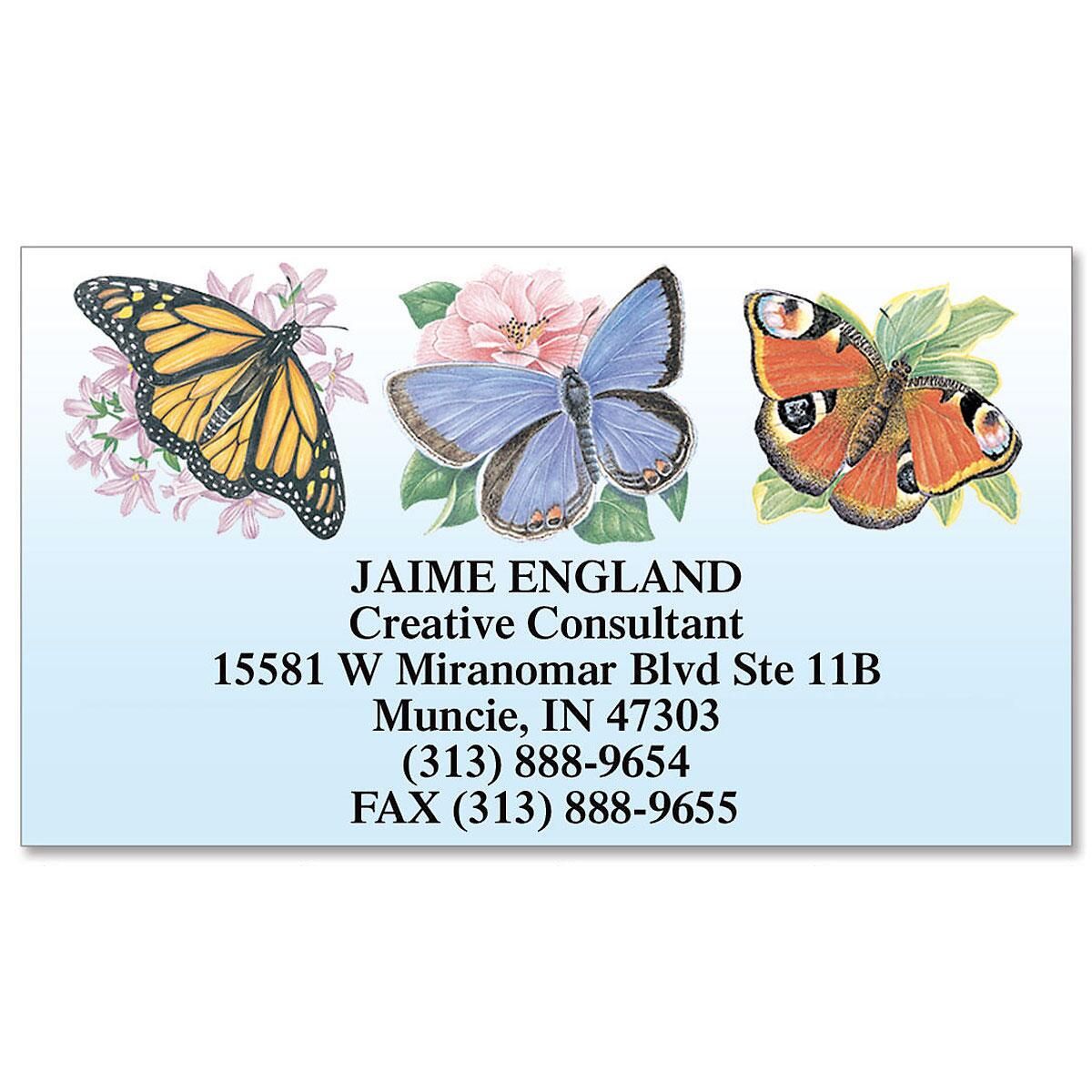 Flutterbys Business Cards