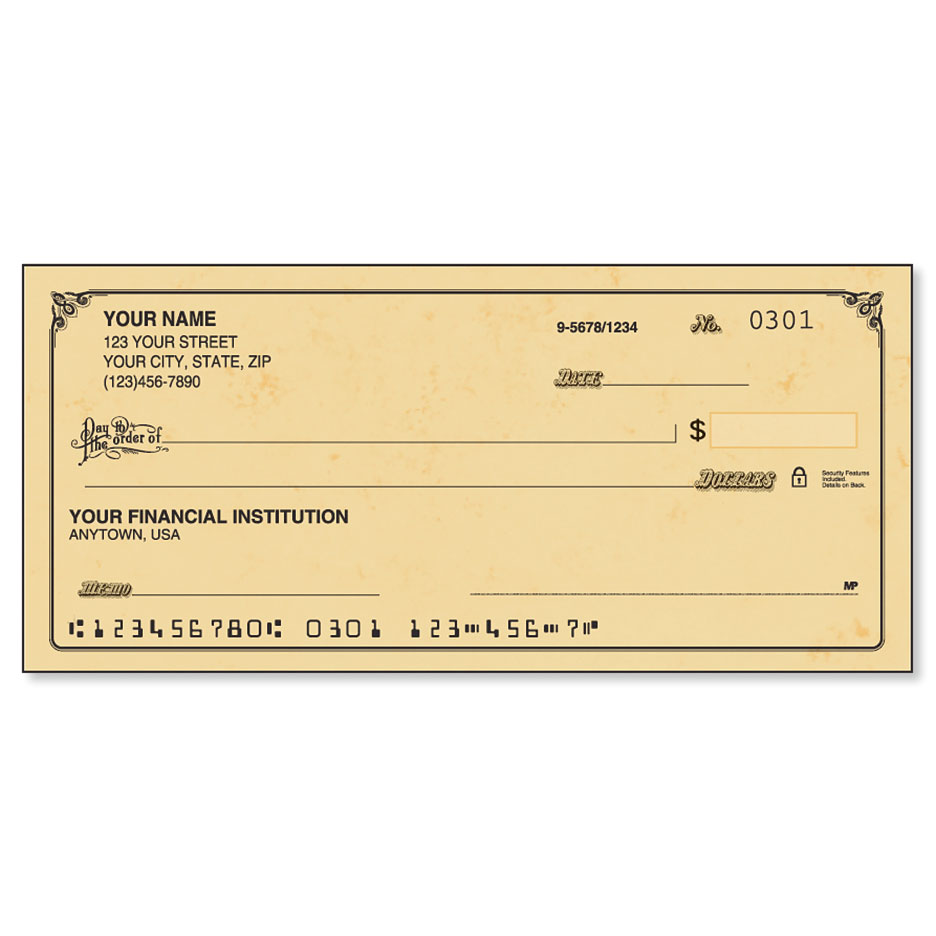 Antique Personal Duplicate Checks