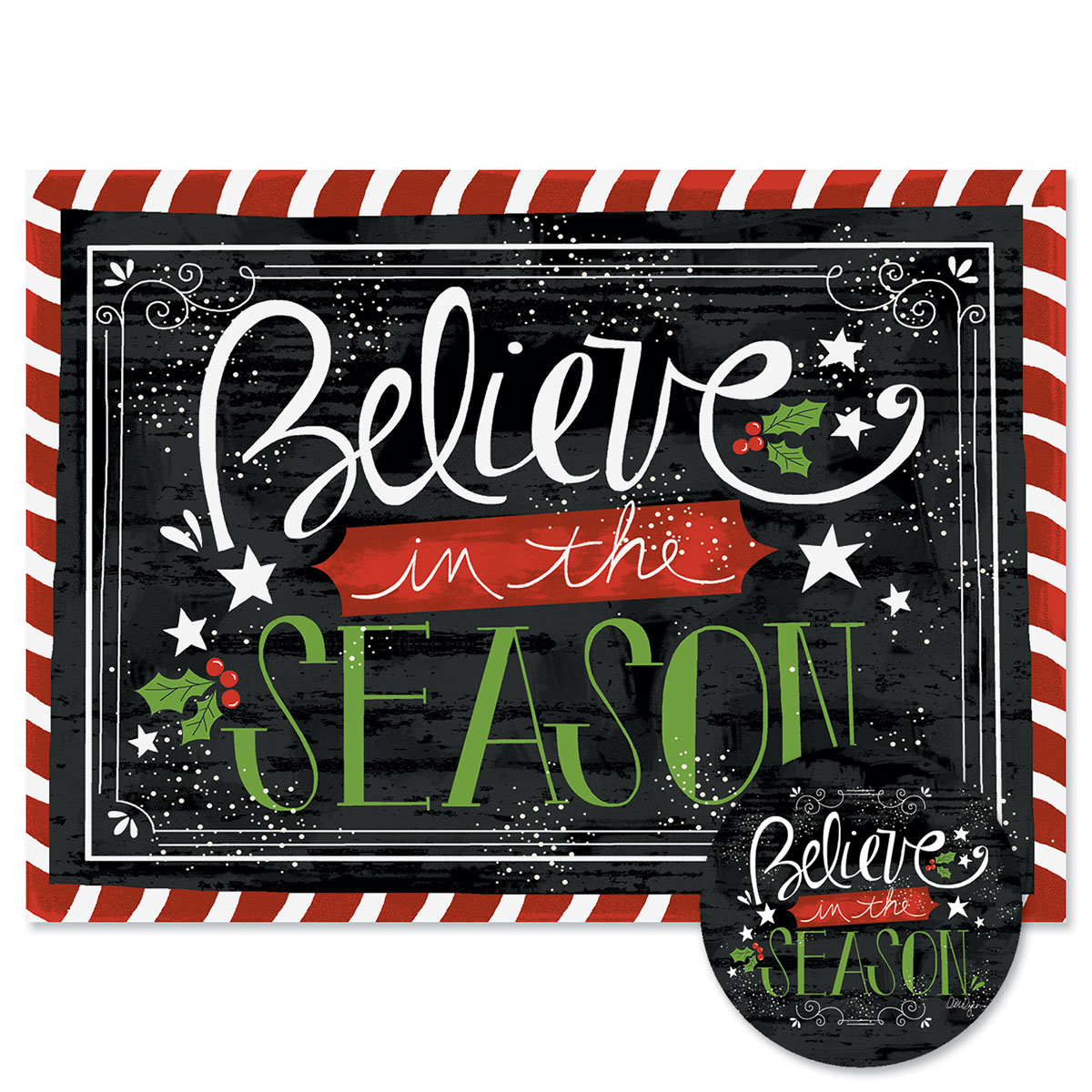 Believe In The Season Christmas Cards - Nonpersonalized