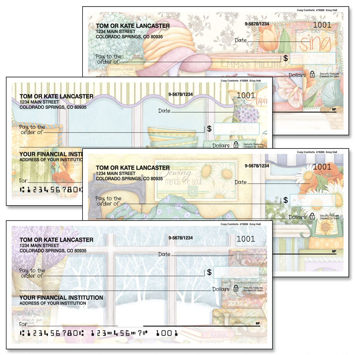 Cozy Comforts Personal Single Checks