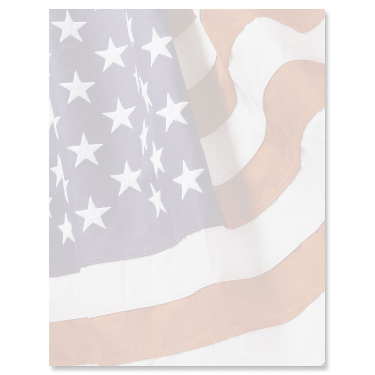 American Flag Patriotic Letter Papers