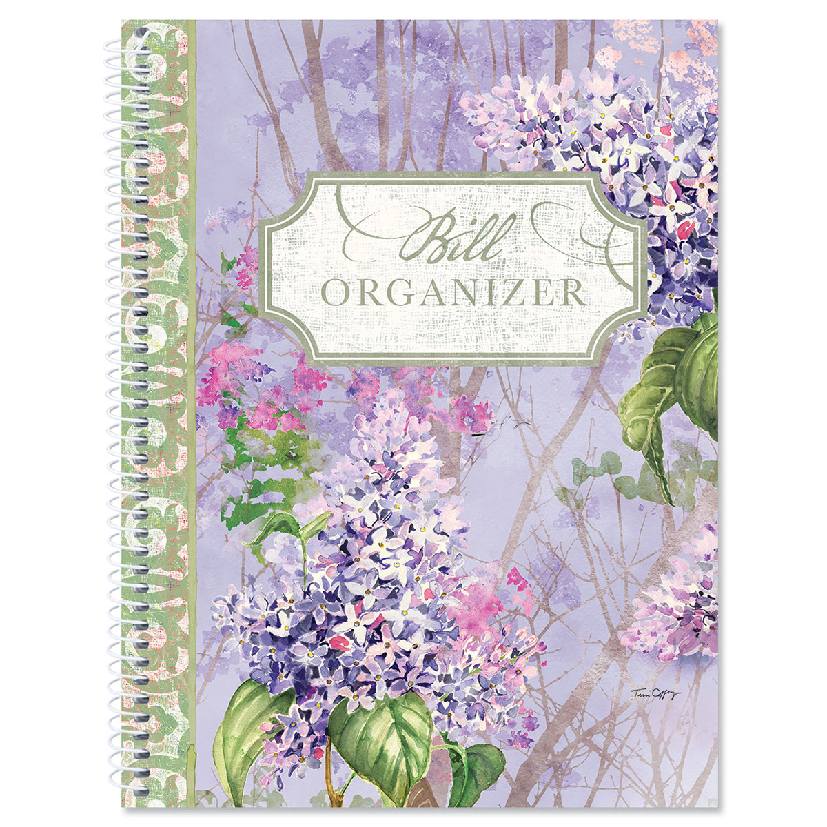 Lilac Bliss Bill Paying Organizer | Colorful Images