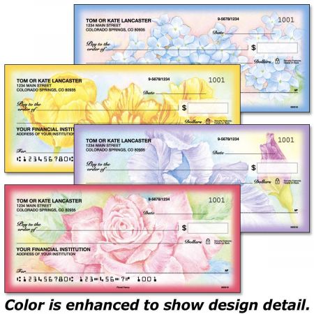 Floral Fancy Personal Checks