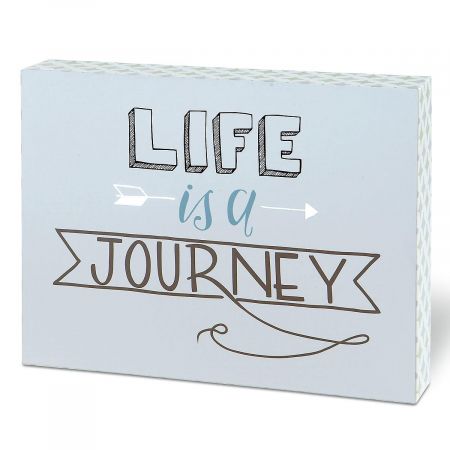 Life is a Journey Wall Plaque | Colorful Images