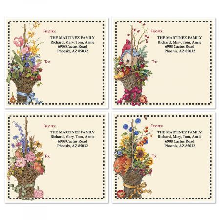 Sandi's Four Seasons Package Labels (4 Designs)