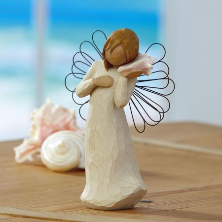 Home 26131 Thinking of You DEMDACO Willow Tree hand-painted sculpted angel