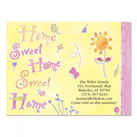 Home Sweet Home New Address Postcards