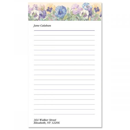 Sandi's Pansies Custom Memo Pads