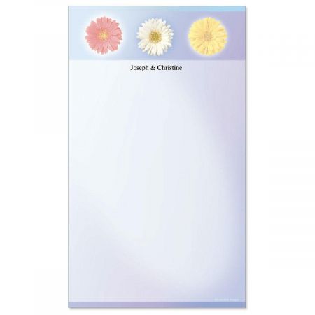 Illuminated Petals Custom Memo Pads