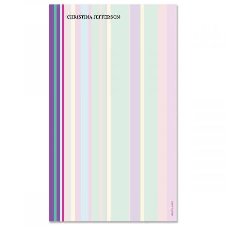 Bold Stripes Custom Memo Pads
