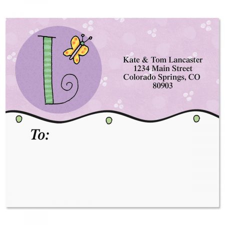 Sue Dreamer Initial Package Labels