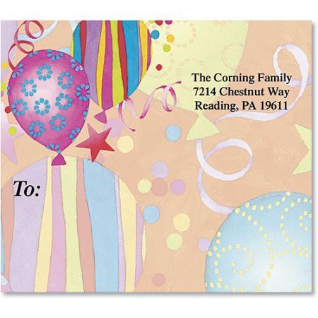 Happy Birthday Package Labels