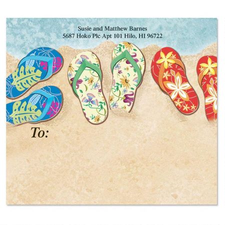 Baja Flip-Flops Package Labels