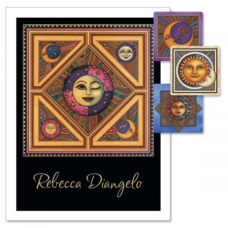 Sun & Moon Custom Note Cards