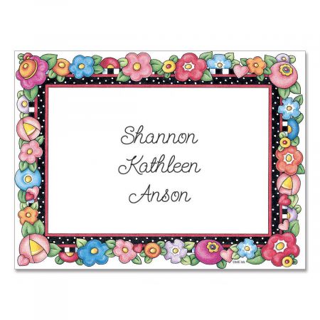 Bright Blossoms Custom Note Cards