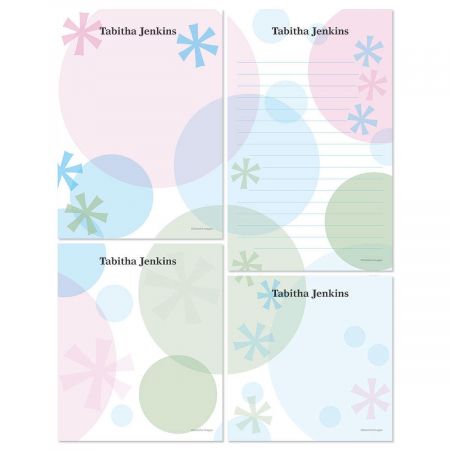 Retro Patterns Memo Pad Sets