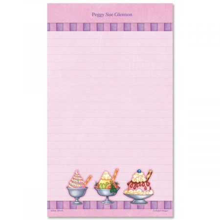 Ice Cream Custom Memo Pads