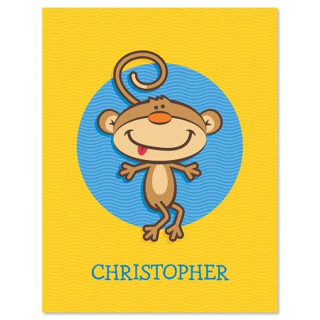 Monkey Custom Note Cards
