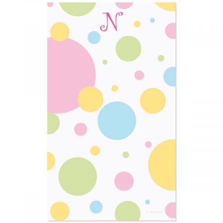 Dotty Initial Custom Memo Pads